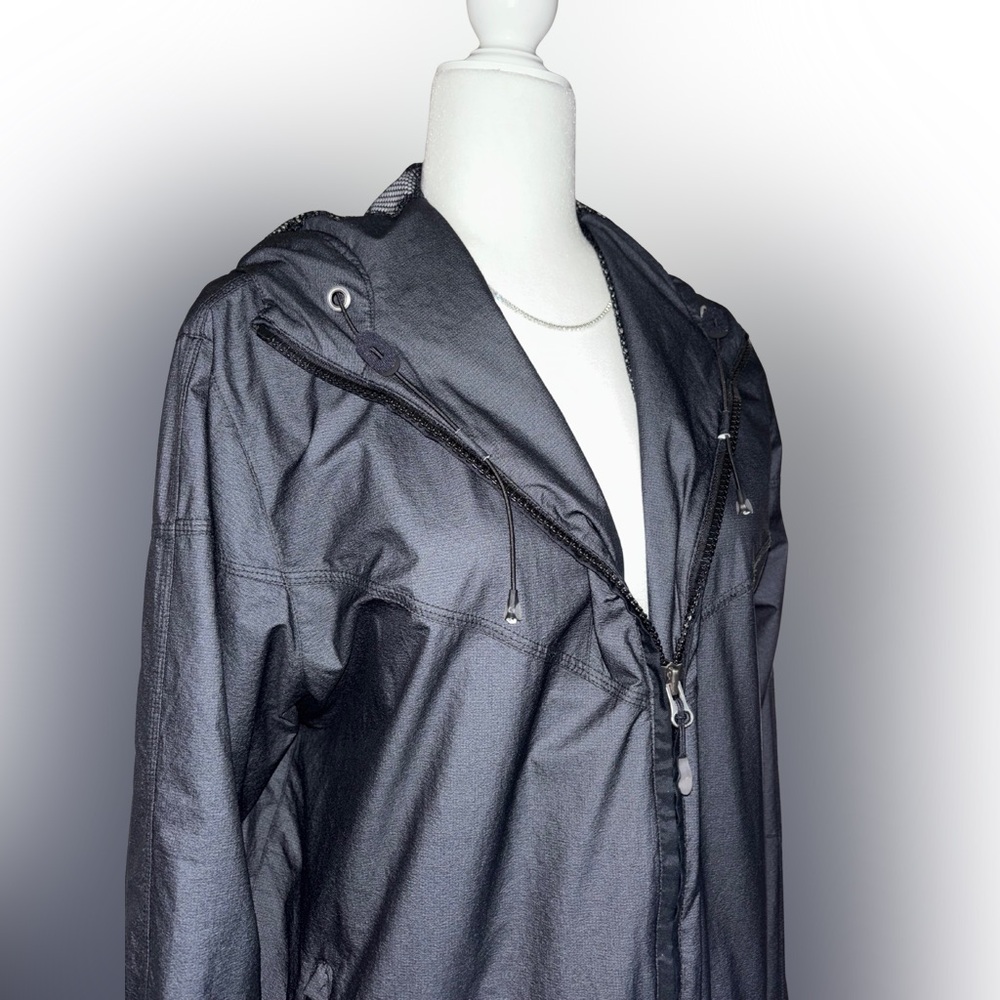 Nike 2013 Sportswear Black Mesh-Lined Hooded Windbreaker Jacket Size L - Picture 2 of 7